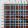 thumbnail image 1 of oneOone Cotton Silk Fabric Madras Check Decor Fabric Printed BTY 42 Inch Wide, 1 of 4