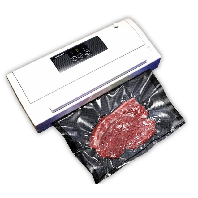 Powerful Ultra Quiet FoodSealer Vacuum Sealer come with 1 Roll 6.5" x 52.5 Feet 5Mil Food Sealer FoodSaver Vacuum Bag helps to keep your food saver fresh and last longer