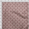 thumbnail image 4 of oneOone Velvet Maroon Fabric Asian Block Fabric For Sewing Printed Craft Fabric By The Yard 58 Inch Wide, 4 of 4
