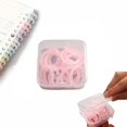 thumbnail image 2 of WHEANG 20/100 Pieces Plastic Rings Plastic Loose Leaf Rings Multi Color Plastic Book Rings Flexible for Cards Document Stack and Swatches Organization School Home Or Use，5 Color (15 Mm), 2 of 9