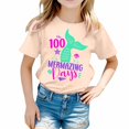 thumbnail image 1 of TZEWGL Chemise Décontractée pour Fille Garçon Mignonne à Imprimé Graphique Col Rond Manches Courtes Vêtements pour Infnants Taille 12-13T, 1 of 4