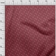 thumbnail image 3 of oneOone Popeline de Coton Rouge Tissu Alphabet Matériel de Couture Tissu Imprimé au Mètre 56 Pouces de Large, 3 of 5