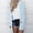 Light Blue, variant on Jienlioq Sport Coats for Women Women's Solid Color Long Sleeve Casual tops Blouse with Pocket Cardigan Outwear Black Friday Deals