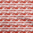 thumbnail image 1 of oneOone Viscose Chiffon Red Fabric Asian Wave Sewing Material Print Fabric By The Yard 42 Inch Wide, 1 of 4