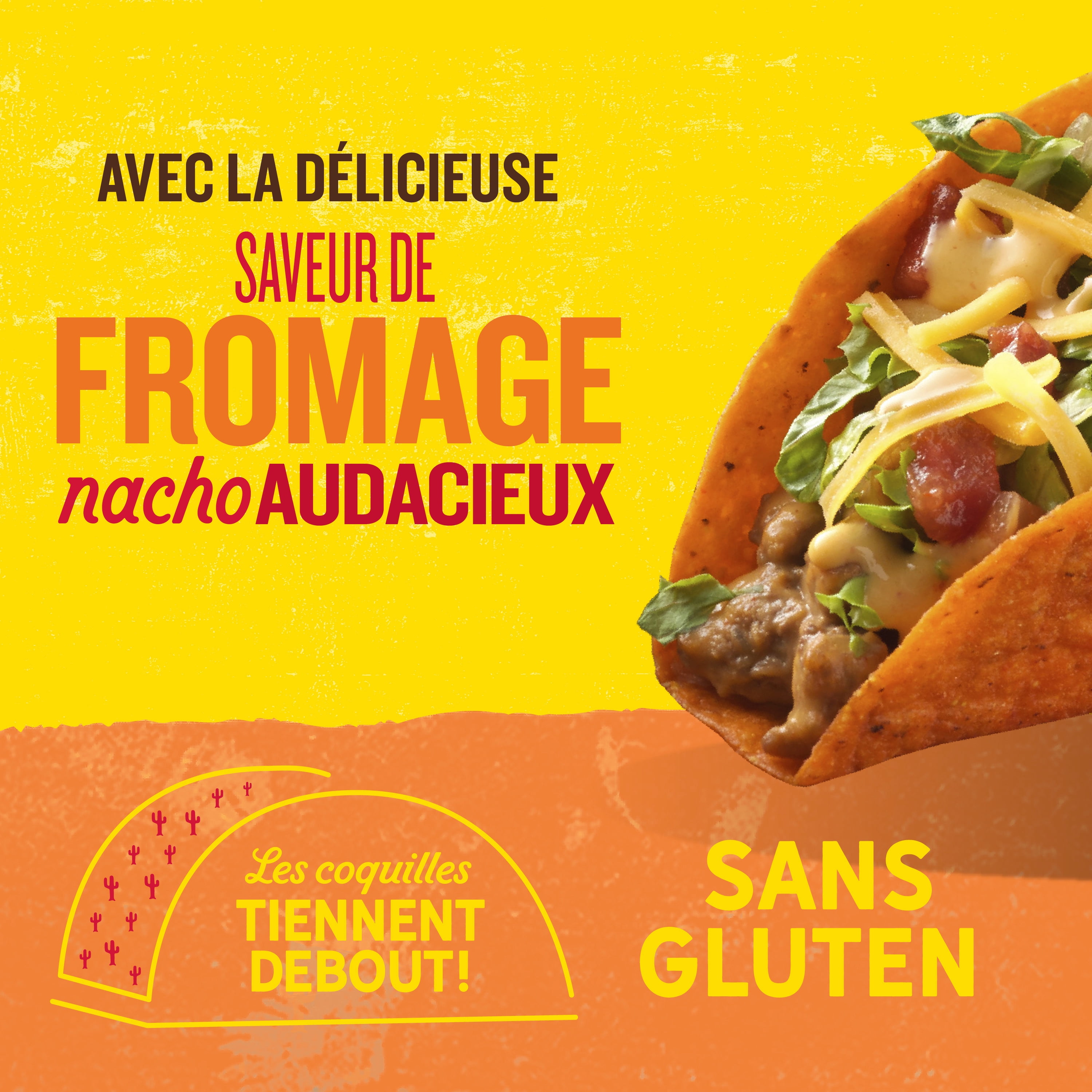Old El Paso Bold avec kit de dîner au fromage nacho