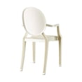 thumbnail image 2 of Heavenly Collection Plastique Blanc Fauteuil Chaise, 2 of 3