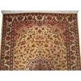 thumbnail image 4 of Cream Floral Hot Ivory Touch Medallion Area Rug Hand Knotted Wool Silk Carpet (6 X 4)', 4 of 9
