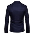 thumbnail image 1 of Leutsin Men's Casual Solid Color Suit Youth Slim Jacket, 1 of 4