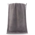 thumbnail image 3 of Bigersell Bathroom Towels 75 x 35 cm Solid Microfiber Soft Plush Bath Towels Super Absorbent Face Towels Rectangular Bathing Shower Towels Quick Dry Hand Bath Towels J, 3 of 3