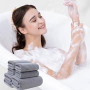 UsRHHA 6-Piece Bath Towel Set 55x28 Inches, Ultra Soft Absorbent Cotton Towels for Bathroom, Luxury Spa Quality Towel Collection with Quick Dry