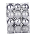 thumbnail image 1 of 24Pcs Christmas Balls Christmas Tree Hanging Balls for Wedding Party Holiday, 1 of 8