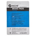 thumbnail image 4 of Niche Complete Ceramic Brake Pad Set for Suzuki Boulevard Motorcycle MK1002571, 4 of 8