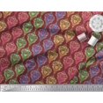 thumbnail image 2 of Soimoi polyester Crepe Fabric Floral & Damask Ethnic Print Fabric by Yard 42 Inch Wide, 2 of 3