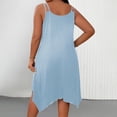 thumbnail image 4 of Ounisa Robe Camisole Midi Fluide Sans Manches à Encolure Dégagée et Ourlet Asymétrique pour Femme Grande Taille, 4 of 8