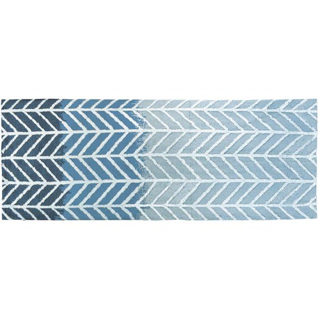 Jellybean SS-JB006J Tapis de Course 21 x 54 Po Droit & Flèches Bleu