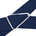 thumbnail image 3 of Buyless Fashion Suspenders for Men - 48" Elastic Adjustable Straps 1 1/4" - X Back, 3 of 7