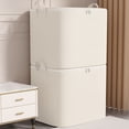 thumbnail image 4 of Moving Bags, Moving Supplies, Moving Boxes, College Packing Storage Boxes with Lids Alternative, Heavy Duty Totes, Extra Large, Sturdy Handles, Zipper, for Packaging(Beige)M, 4 of 9