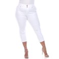 thumbnail image 2 of White Mark Jeans Capri pour Femmes Grande Taille, 2 of 5