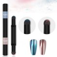 thumbnail image 2 of WIFKLSIIPG Double Headed Nail Powder for Nails Air Cushion Nail Powder Pen Nails Powder with Mirror Effect Manicure Cushion Magic Pen Gold and Silver Colored Sponge, 2 of 8