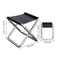 thumbnail image 5 of ddioayh Liquidation Chaise Pliante Portable d'Extérieur, Préparation, Tabouret de Pêche, Cheval de Camping de Voyage, Solide et Léger en Ligne, 5 of 5