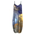 thumbnail image 5 of Lenago Robes Aguichant Grande Taille pour Femmes Été Imprimé Sans Manches Col Rond Robe d'Été Décontractée Fluide Plage Robes d'Été en Liquidation, 5 of 5