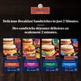 thumbnail image 3 of Schneiders Sandwichs déjeuner Bacon de dos et œuf, 2 par paquet 252 g, 3 of 8