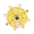 thumbnail image 2 of lionlar Bird Cage Toy Parrot Rotary Wheel Rattle for Cockatiels Parrotlets Lovebirds Yellow, 2 of 9