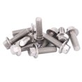 thumbnail image 1 of 10pcs M8 en Acier Inoxydable SS304 Vis à Bride d'Entraînement Hexagonale Boulons de Rondelle de Tête, 1 of 2