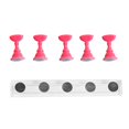 thumbnail image 1 of Nail Practice Train Display Holder False Nail Tip Rest Holder Stand Manicure Art Accessory  Silver, 1 of 6