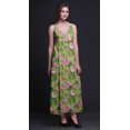 thumbnail image 3 of Bimba Robe Longue Maxi Bohème à Bretelles Sans Manches Imprimée Florale pour Femme - Moyen, 3 of 5