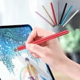 thumbnail image 2 of Baohd 7 Pieces Touch Screen Pen Portable Solid Color Universal 8mm Tablet Learning Machine Teaching Pens Tool Accessories, 2 of 8