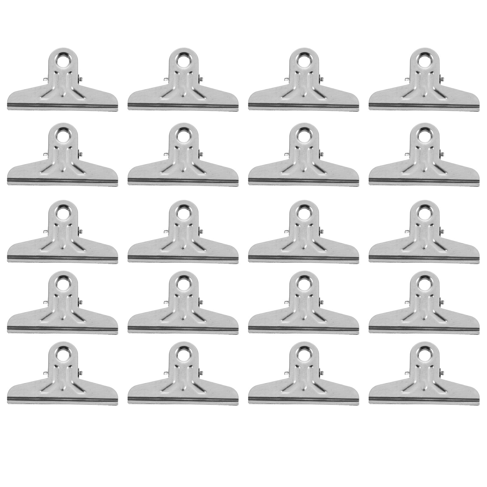 20 Pcs Stainless Steel Drawing Board Clips Document Photo Clamps Arts Supplies