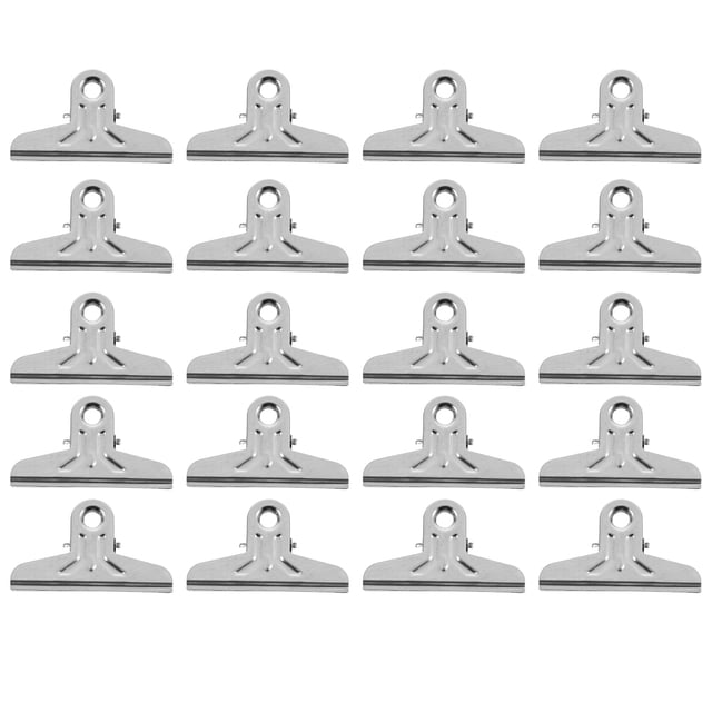 20 Pcs Stainless Steel Drawing Board Clips Document Photo Clamps Arts Supplies