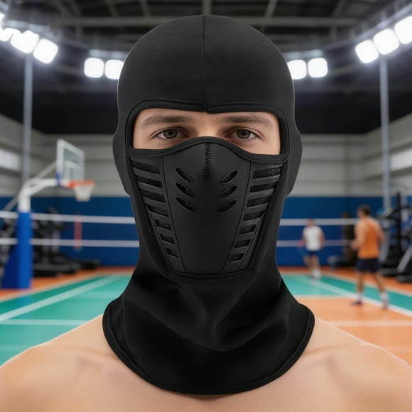 Lunxisen 3 Pcs Fleece Balaclava Warm Ski Mask, Winter Thermal Windproof Motorcycle Face Mask for Men/Women