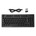 thumbnail image 2 of RGB Mechanical Keyboard, Power Saving Mode 1800MAh Battery  Gaming Keyboard RGB Lighting Effects 87 Keys  for PC White,Black, 2 of 8
