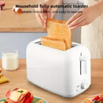 Small Automatic 2-Slice Toaster for Quick Home Breakfast - Kitchen Accessory with Multi-function Settings