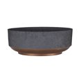 thumbnail image 1 of The HC Companies 8 In Capri Bowl Indoor Succulent Pot, Faux Concrete Copper, 1 of 6