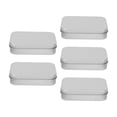 thumbnail image 2 of Small Metal Tin Box, Reusable Empty Tin Box Preven Leaking Pins Jewelry Storage Rounded Edges Close Tightly  For Business Trip, 2 of 8
