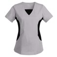 thumbnail image 1 of Personalized Customizable Embroidered Women's Scrub Top, 1 of 3