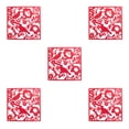 thumbnail image 1 of ZheElen 4piece Lightweight Hanging Divider Screens For Versatile Space Foldable Red Bird Chart 5Set, 1 of 6