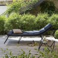 thumbnail image 2 of Lafuma Siesta Foldable Patio and Poolside Sunbathing Cushion Chaise Lounge Chair, 2 of 4