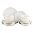 thumbnail image 1 of Better Homes & Gardens Sawyer 12-Piece Stoneware Dinnerware Set Cream, 1 of 4