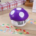 thumbnail image 3 of EXHUMKY Aspirateur de Table Mini en Forme de Champignon ABS Miettes Nettoyage 1 Ensemble, 3 of 6