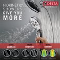 thumbnail image 4 of Delta 58480-PK In2ition H2Okinetic 5 Réglages Deux-en-un Douche - Chrome, 4 of 9