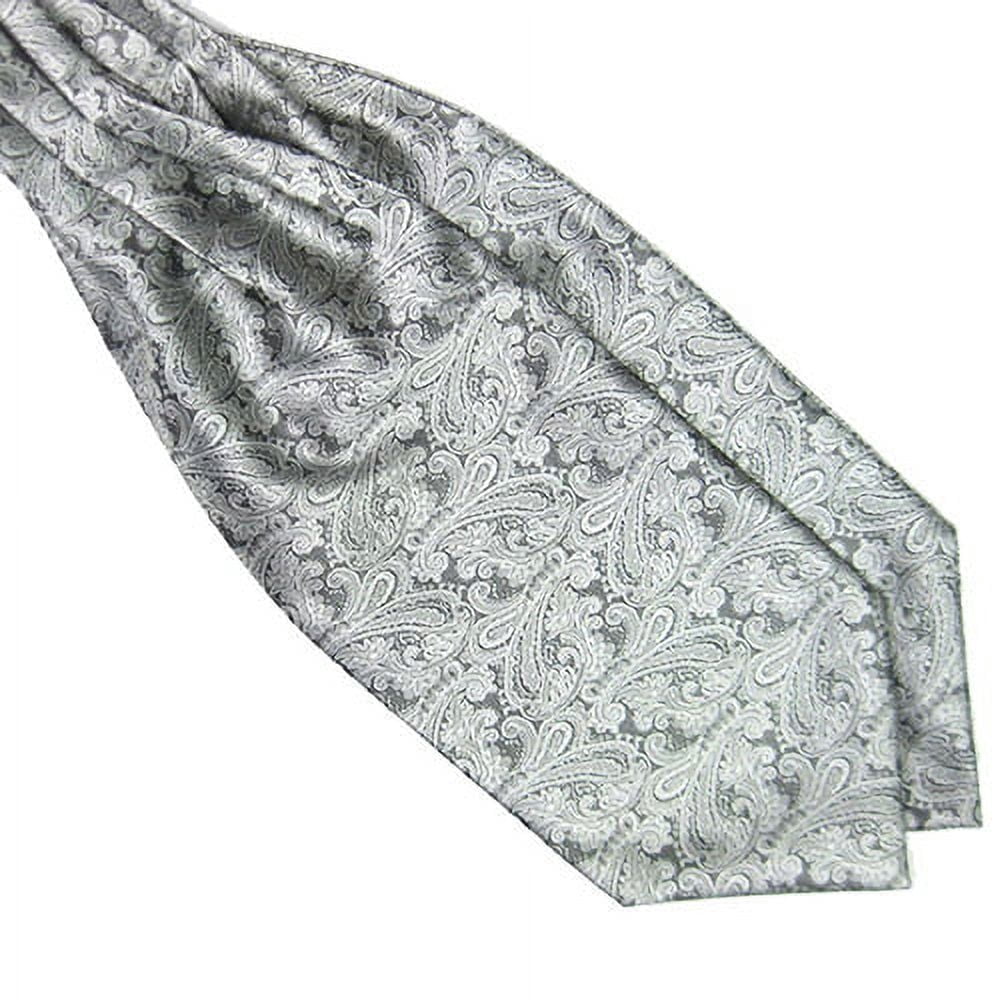 Cravate Classique Colorée en Satin Soyeux pour Homme, Mariage et Banquet, Cravate Ascot