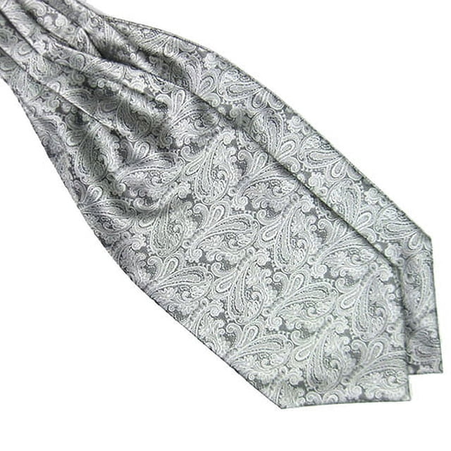 Cravate Classique Colorée en Satin Soyeux pour Homme, Mariage et Banquet, Cravate Ascot
