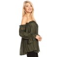 thumbnail image 2 of Women Renaissance Off Shoulder Top Costumes Blouse Boho Peasant Shirt, 2 of 5