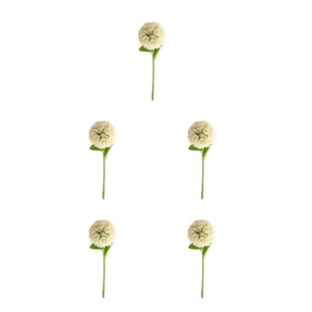 Baohd 1/2/3/5 10pack/lot Realistic Appearance Artificial Flower For Party Decor And Home Decor Light Green 5PCS