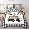 thumbnail image 1 of YST Camper Kids Comforter Set, Queen Size, Camping Car Vehicle, 7-Piece, Happy Camping Bedding, 1 of 5