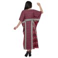 thumbnail image 2 of Moomaya Caftan pour Femmes Grande Taille Tenue d'Été Sortie de Plage Kimono Robe Caftan, 2 of 6